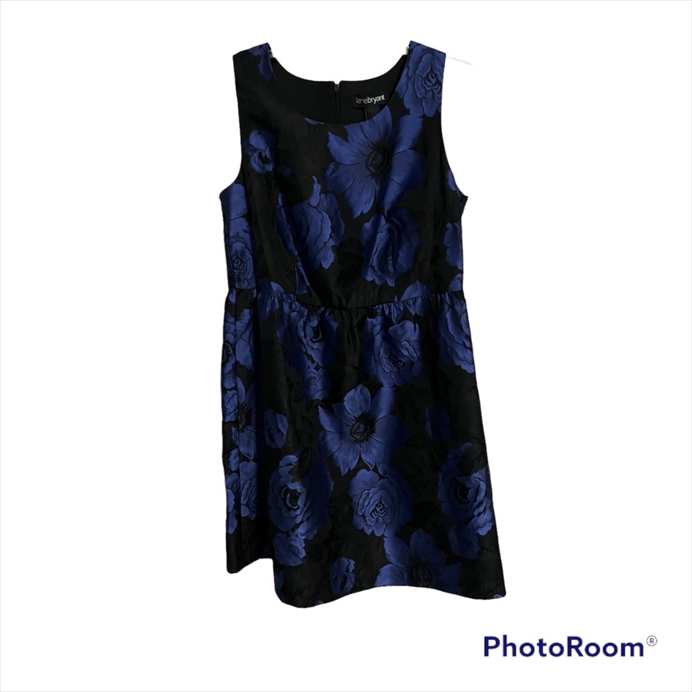 Lane Bryant dark floral dress